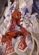 Delaunay, Robert Eiffel Tower or the Red Tower oil painting artist